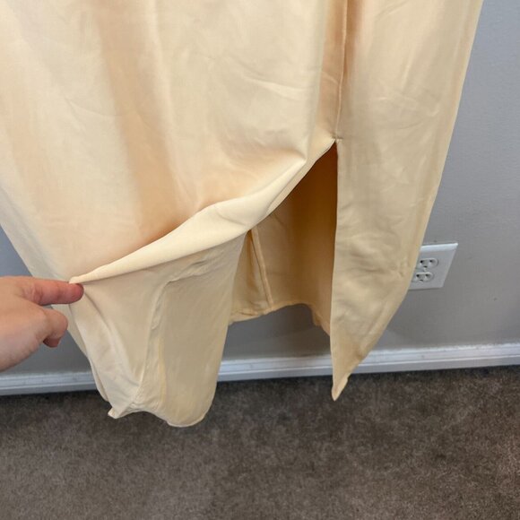 Abercrombie & Fitch Cinched Neck Slip Midi Dress Size XXL NWT - Picture 7 of 12